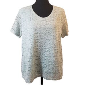 💚 3/$10 Vintage Lace Blouse by M.K.M. Designs